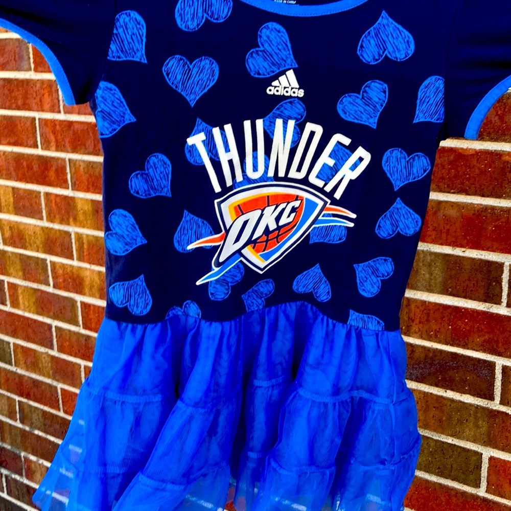 ⚡️ OKC Thunder Navy and blue tutu dress⚡️